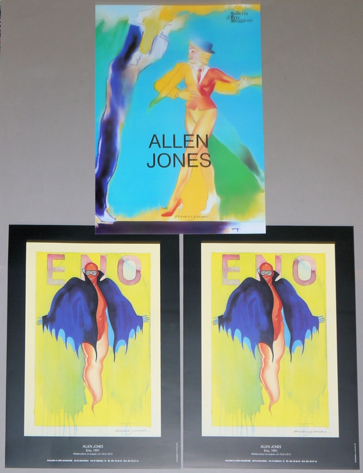 Allen Jones, Pop Art, bundle of 5 signed exhibition posters - Image 5 of 5