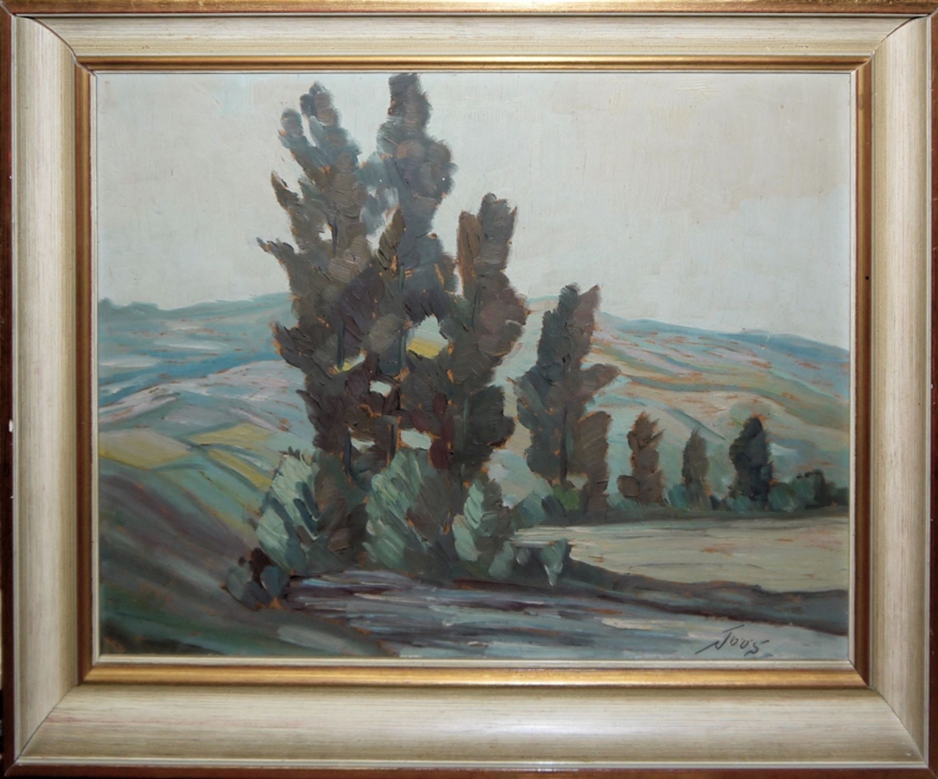 Adolf Joos, Landschaften, 3 Ölgemälde, gerahmt - Bild 4 aus 4