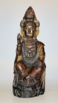 Elegante Statue der Guanyin, Qing-Zeit, China 18./19. Jh.
