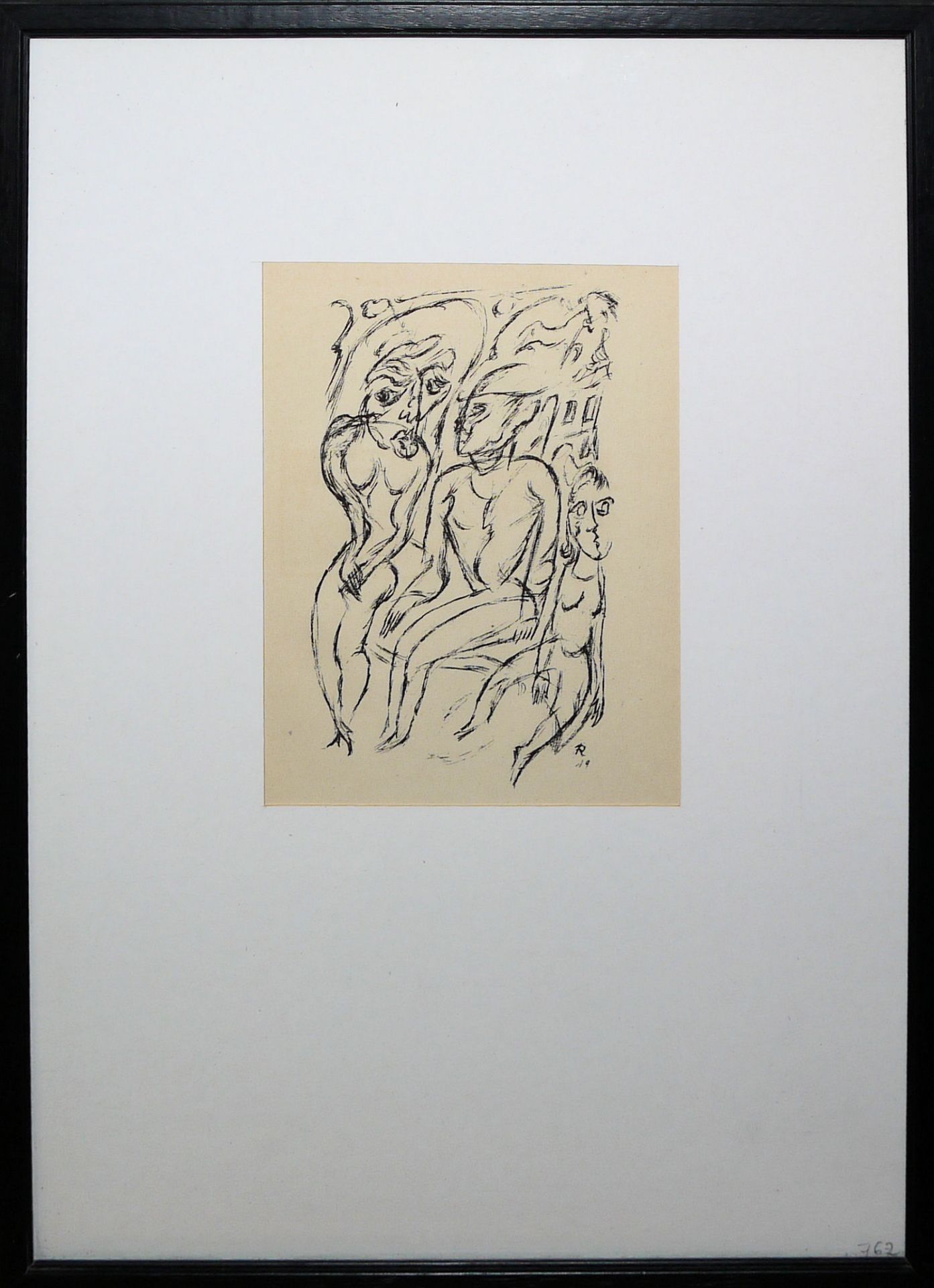 Expressionisten: Ernst Barlach / Gottfried Graf / Walther Ruttmann / Karl Schmidt- Rottluff, 4 x Gr - Bild 3 aus 4