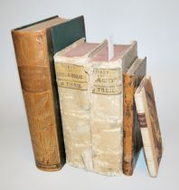 Collection of books for hunters and foresters, 1715-1905, including rare titles!