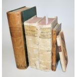 Collection of books for hunters and foresters, 1715-1905, including rare titles!