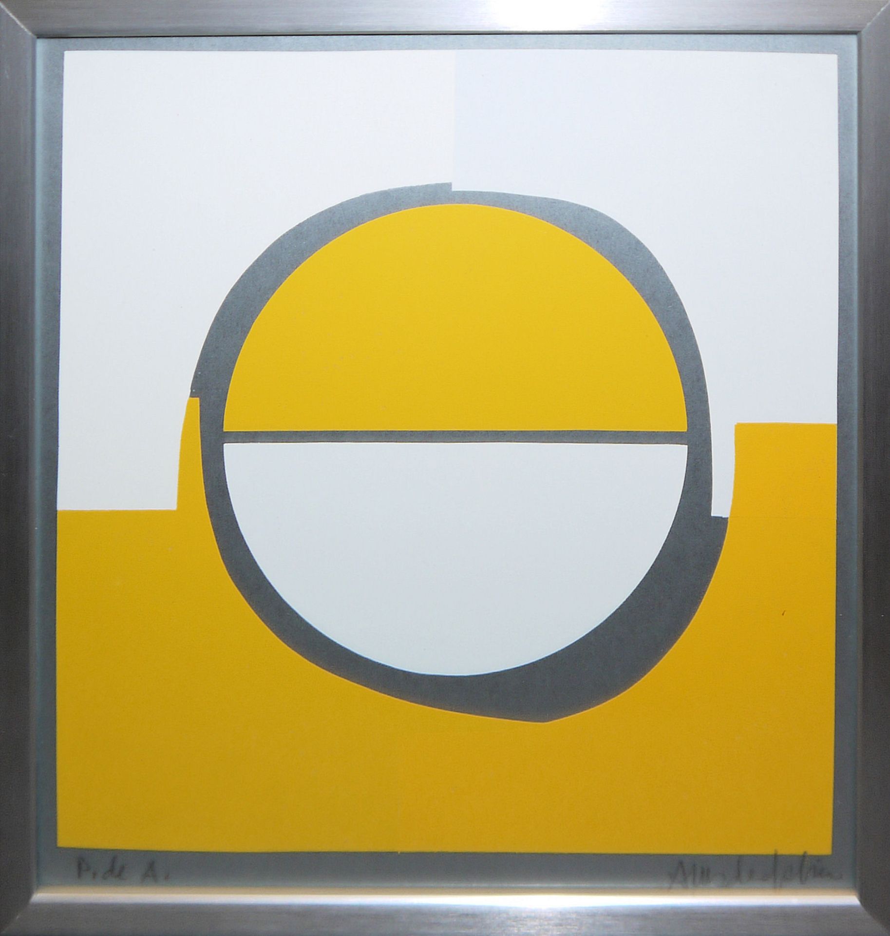 Amadeo Gabino, Untitled, diptych, 2 signed colour silkscreens, framed - Image 4 of 4