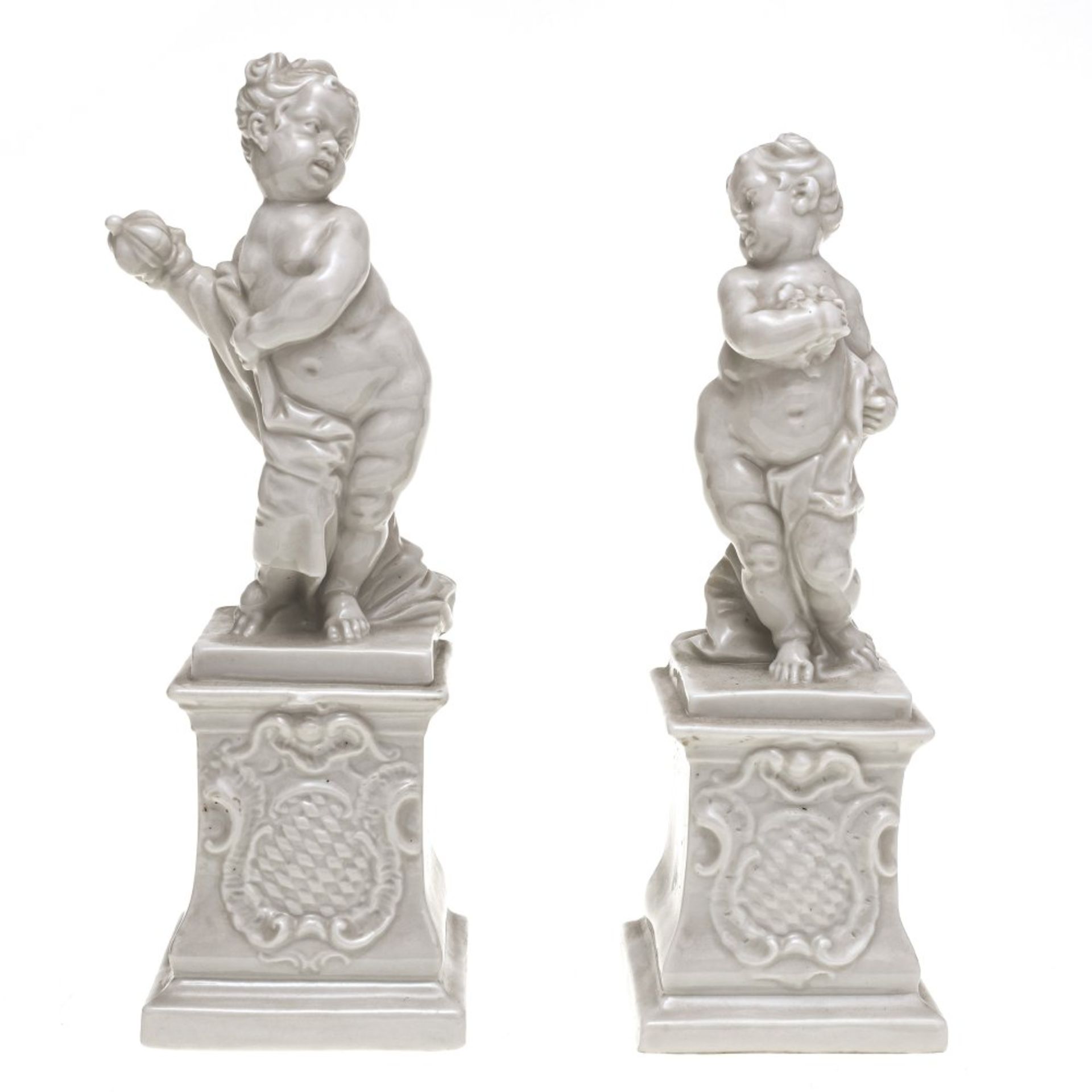 Zwei Porzellanfiguren, Nymphenburg