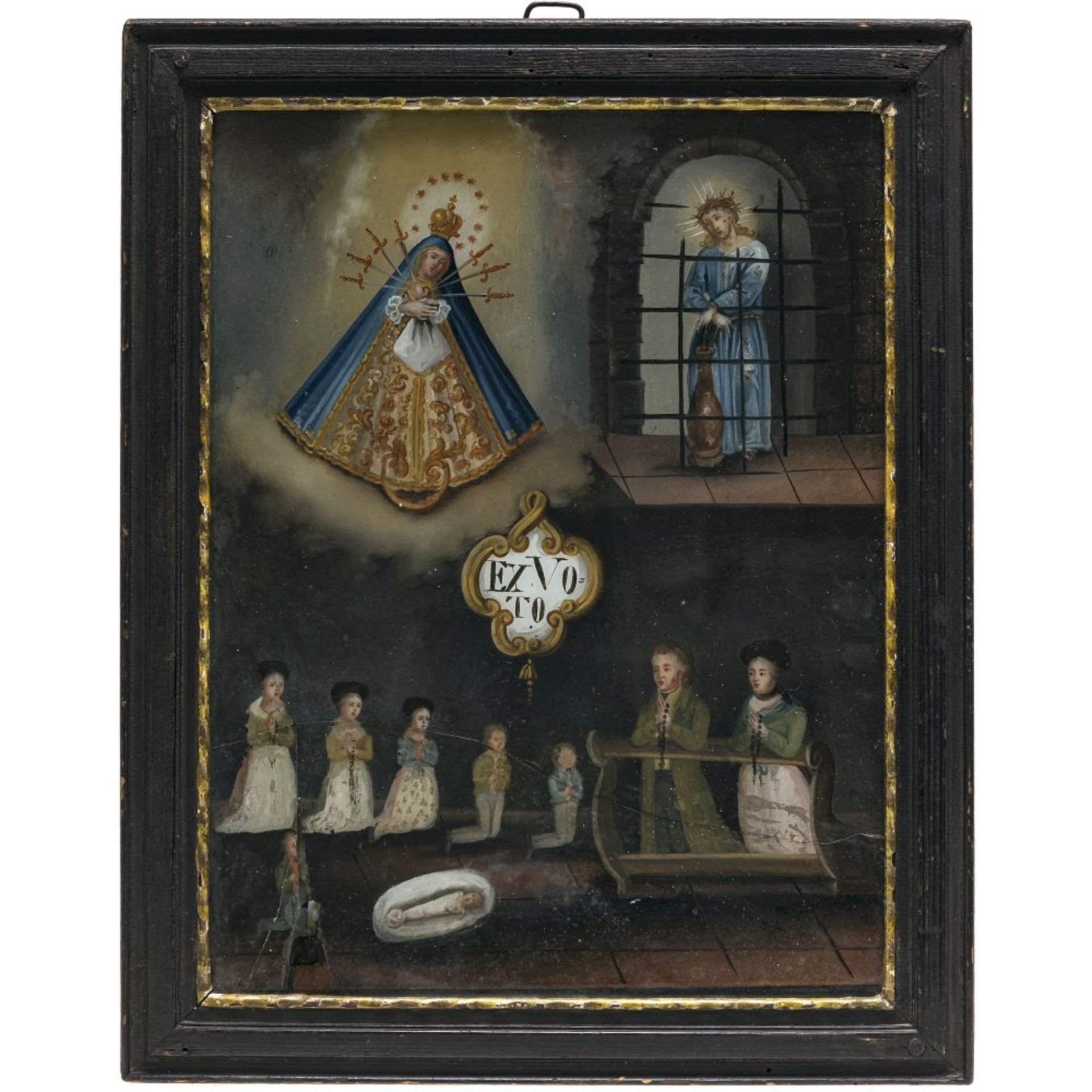 Ex voto-Hinterglasbild