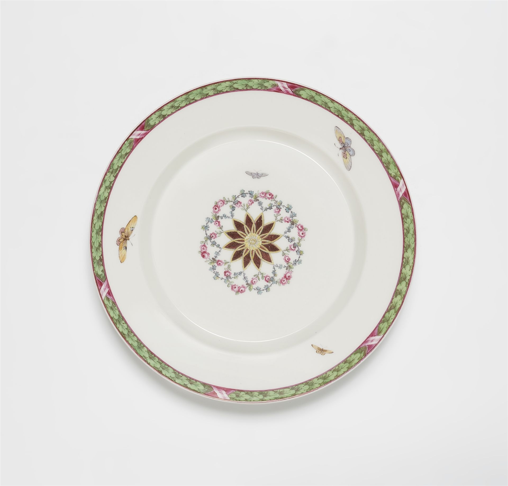 A dinner plate from the service for Crown Prince Friedrich Wilhelm
