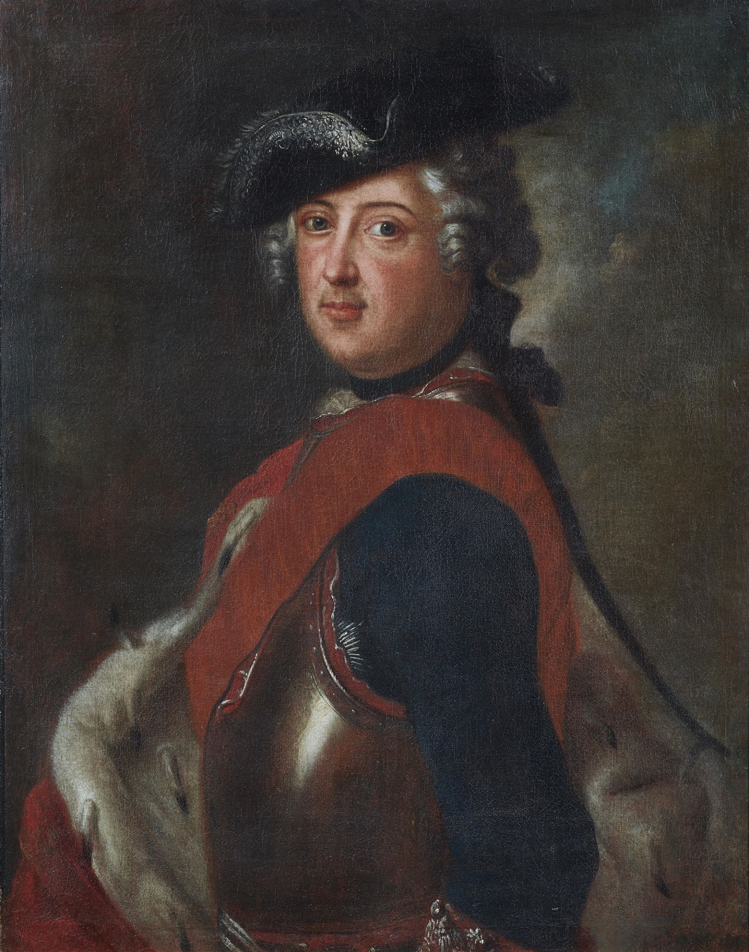 King Frederick II in half-length