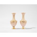 Two small Berlin KPM porcelain vases