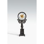 A cast iron night clock "Trespied"