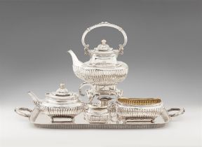 A Berlin silver tea service made for the Duke of Bismarck