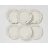 Six Berlin KPM porcelain dessert plates