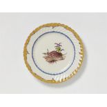 A Meissen plate from the "Japanese" dinner service for King Frederick II