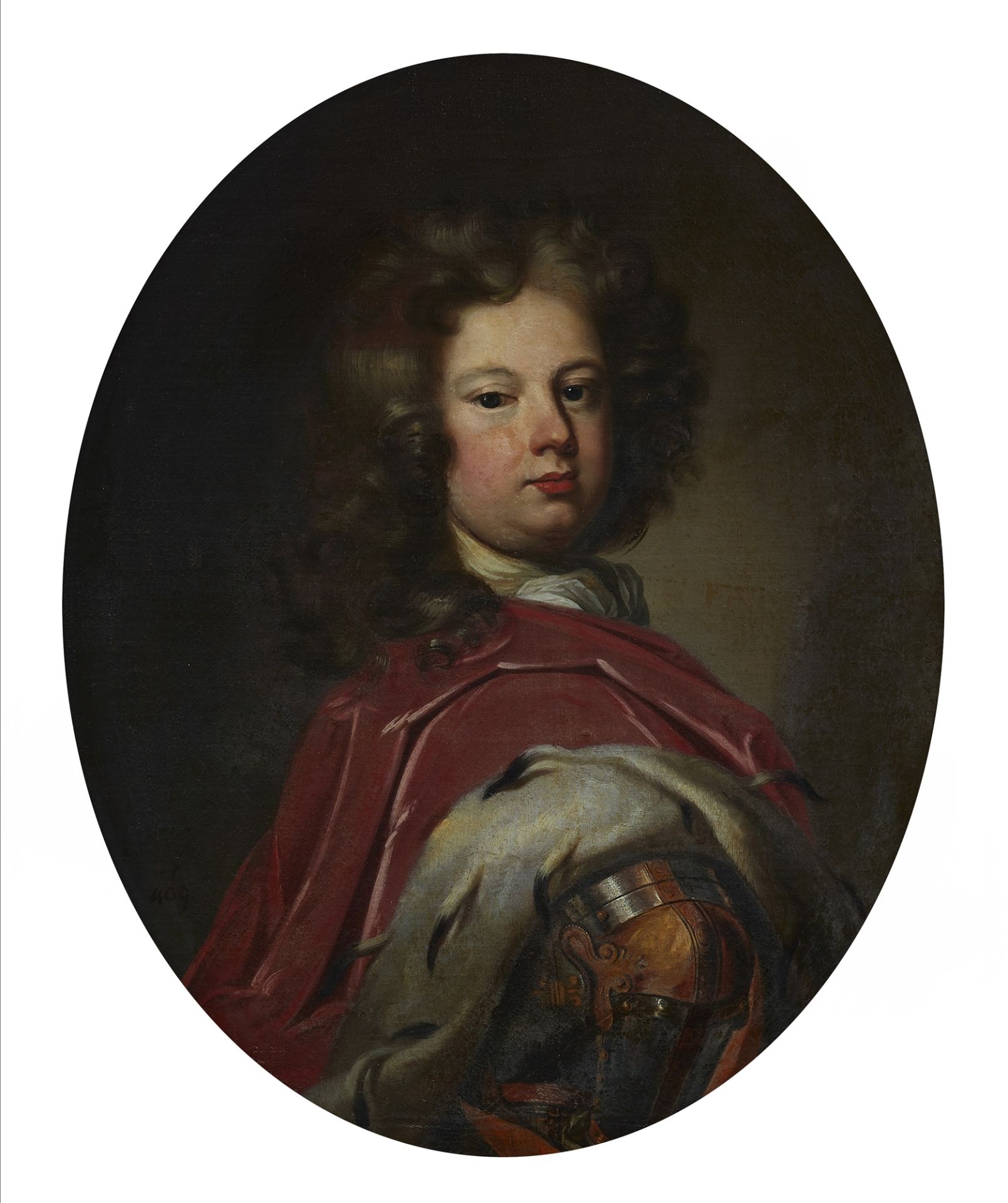 Anthoni Schoojans, zugeschrieben, Porträt Kronprinz Friedrich Wilhelm von Preussen (1688 - 1740) - Bild 2 aus 2