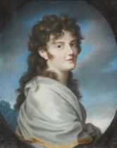 Johann Heinrich Schröder, Portrait of Louise Charlotte Friederike Böhmer (née Rudloff)