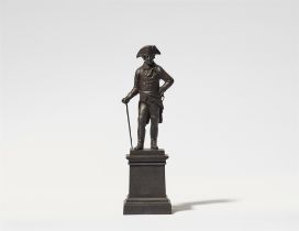 Statuette des Königs Friedrich II. auf Postament