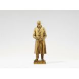 A cast zinc statuette of Alexander von Humboldt