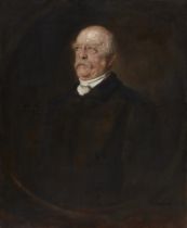 Franz Seraph von Lenbach, Portrait of Otto von Bismarck in a painted oval