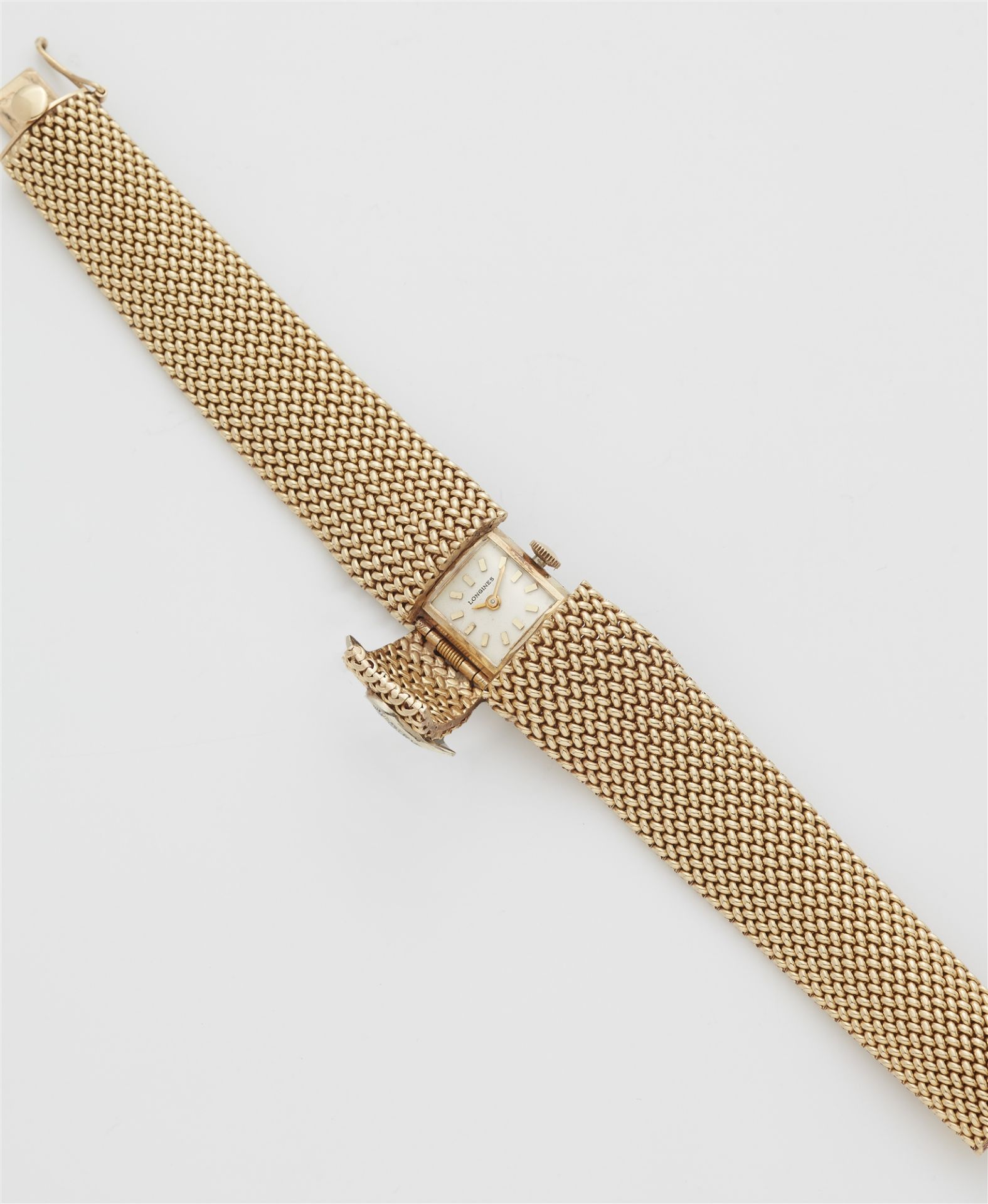 Armband mit verborgener Longines Damenuhr - Bild 2 aus 3