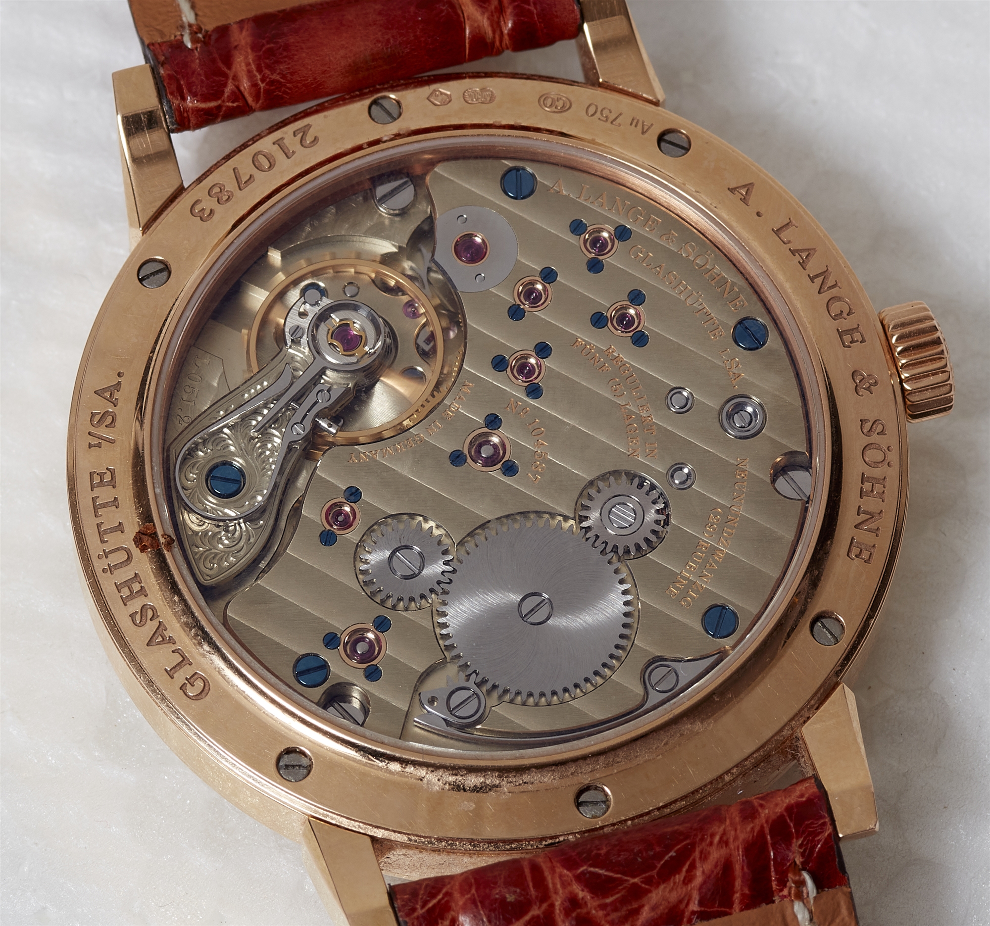 An 18k rose gold manual winding A. Lange & Söhne 1815 Up/Down gentleman´s wristwatch - Image 2 of 3