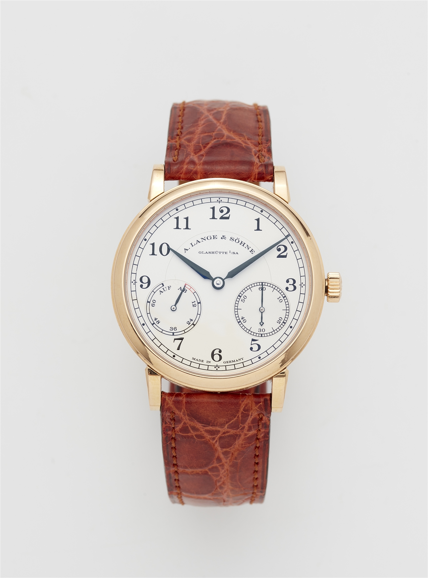 An 18k rose gold manual winding A. Lange & Söhne 1815 Up/Down gentleman´s wristwatch