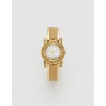 An 18k yellow gold and yellow sapphire Hemmerle ladies' wristwatch.