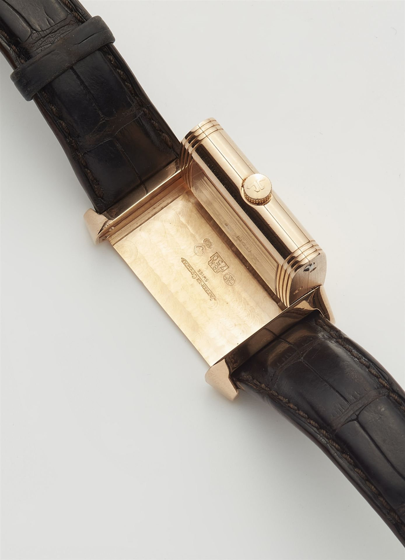 An 18k yellow gold manually wound Jaeger LeCoultre Reverso "Reserve de marche" gentleman´s wristwatc - Image 3 of 6