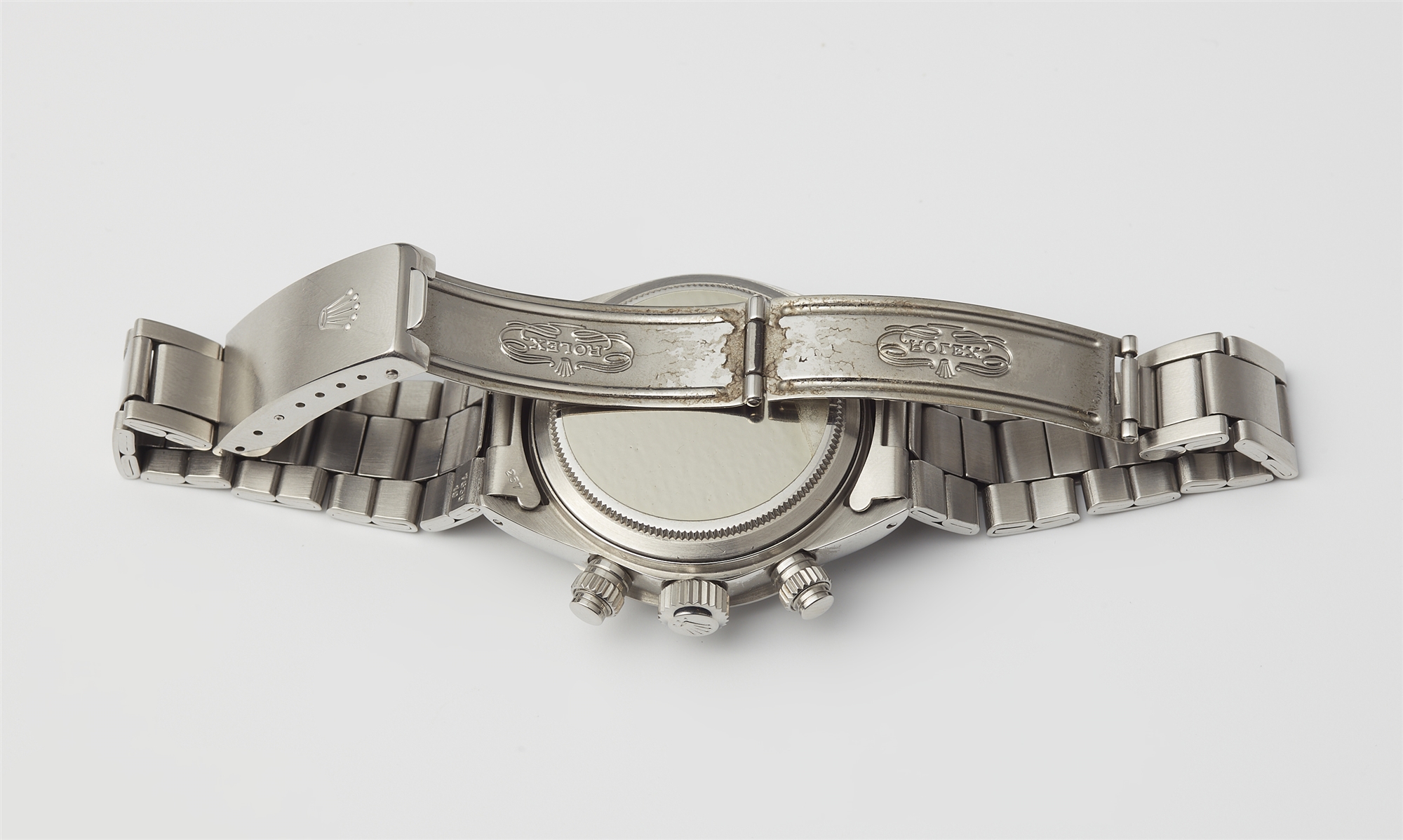 A stainless steel Rolex Cosmograph "Daytona" ref. 6265 gentleman´s wristwatch. - Image 3 of 5