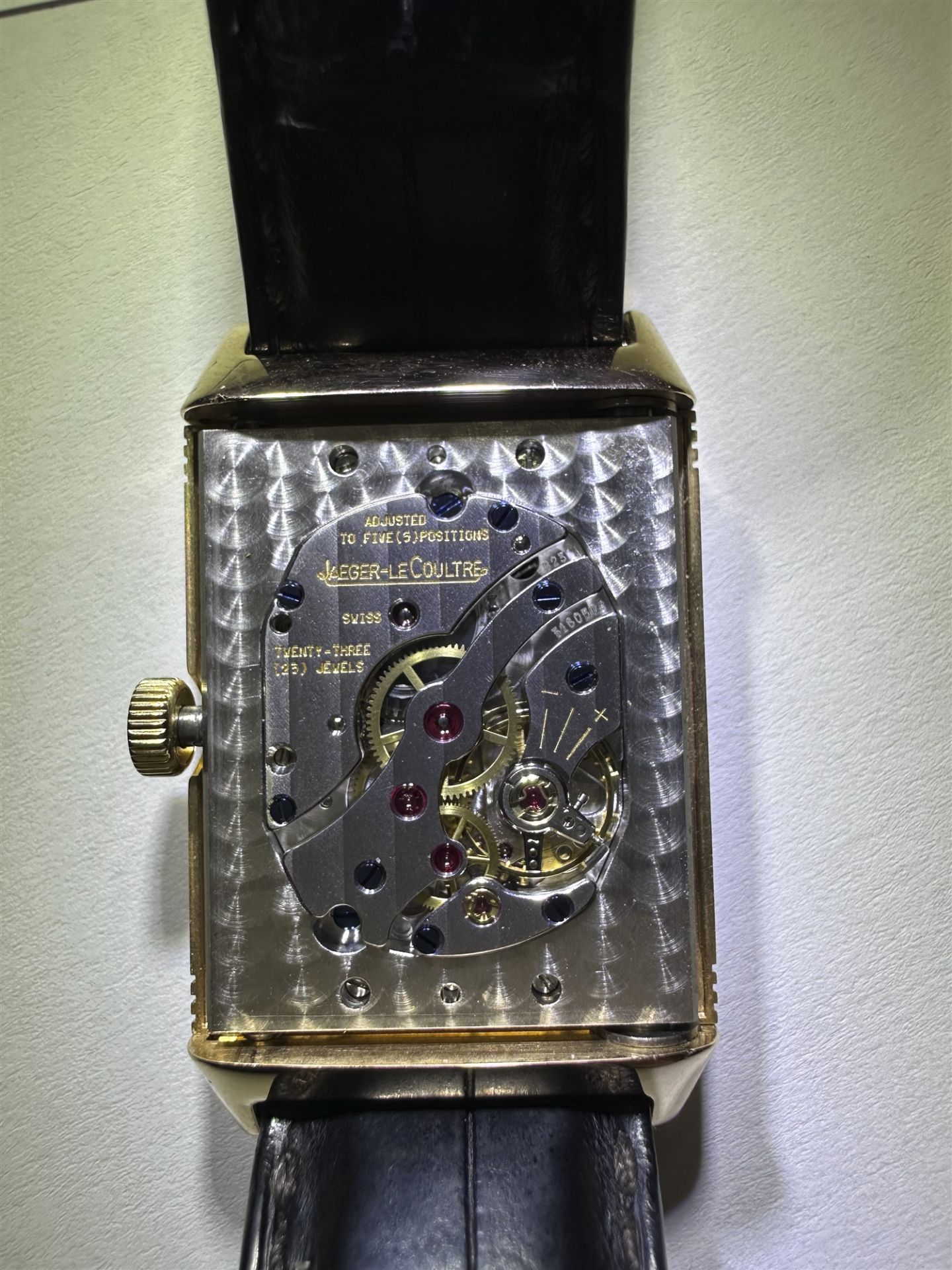 An 18k yellow gold manually wound Jaeger LeCoultre Reverso "Reserve de marche" gentleman´s wristwatc - Image 2 of 6