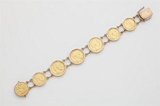 Armband mit Goldmünzen