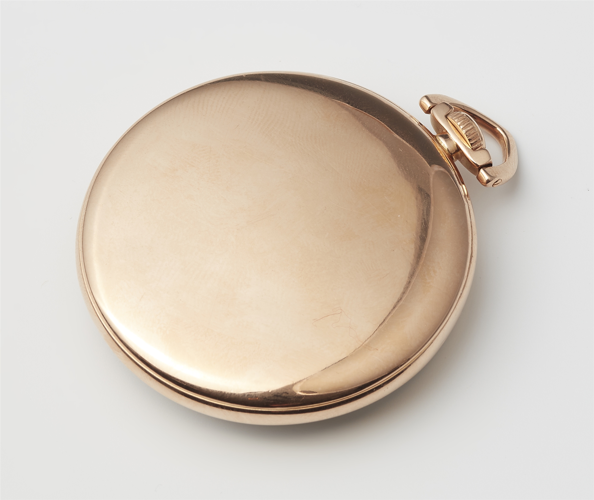 An 18k rose gold Omega Lepine pocket watch. - Image 2 of 2
