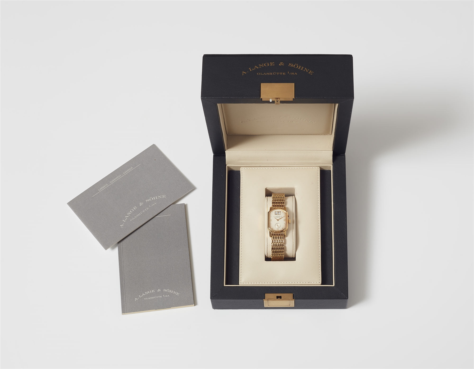 An 18k yellow gold A. Lange & Söhne ladies wristwatch. - Image 3 of 3