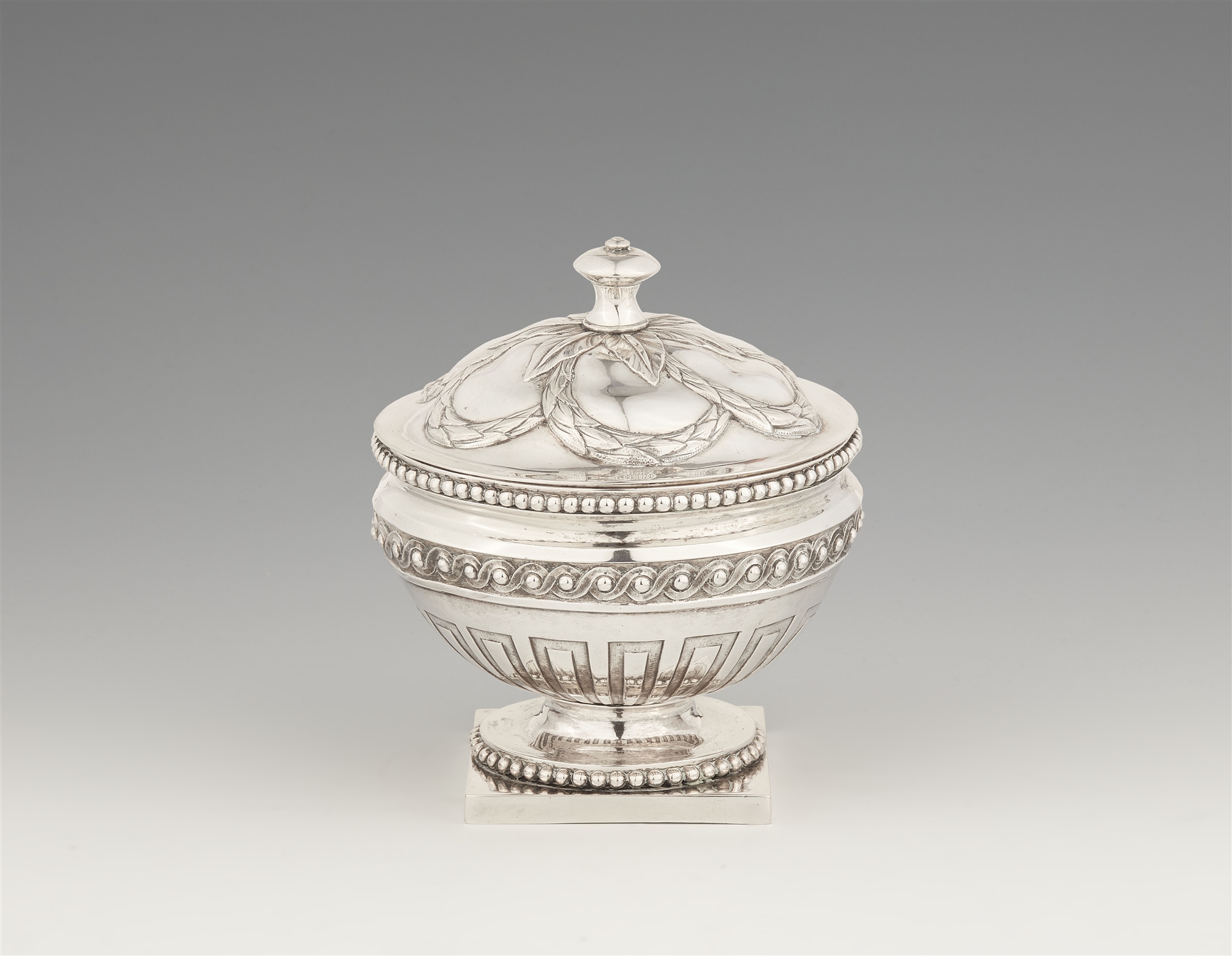 A Neoclassical Dresden silver box