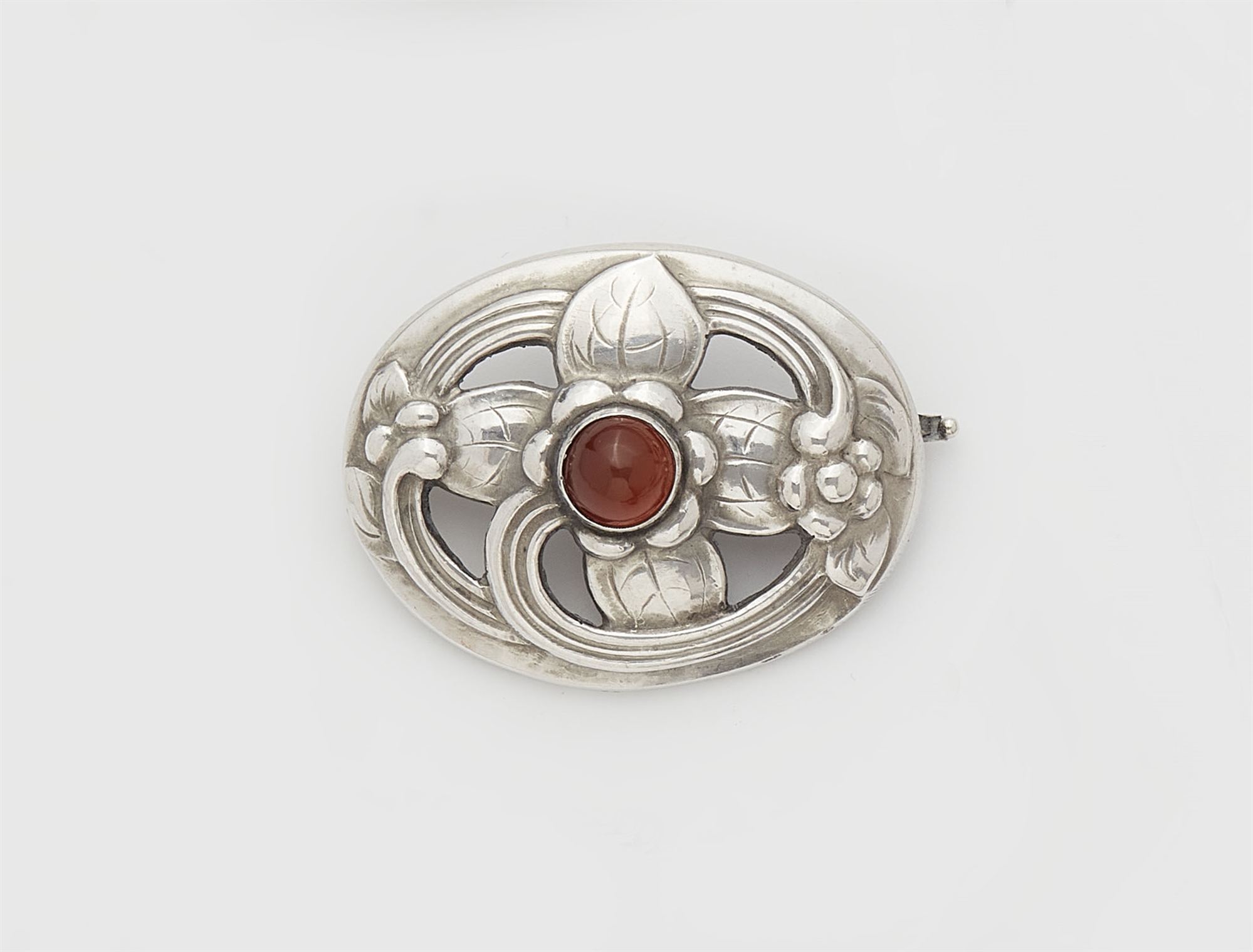 A Jugendstil silver brooch, model no. 138