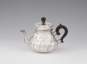 An Augsburg silver teapot