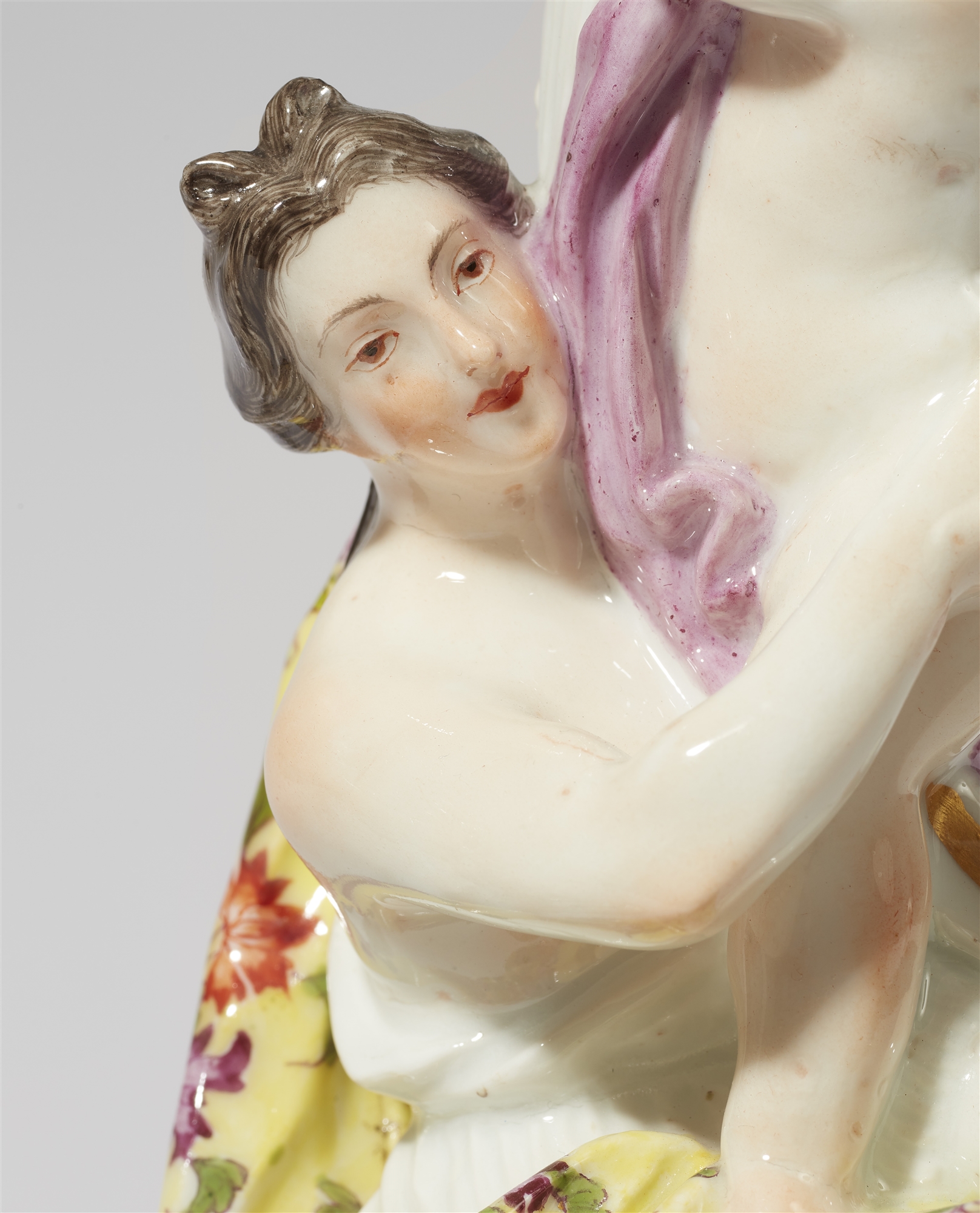 Two figural Meissen porcelain candlesticks - Image 6 of 6