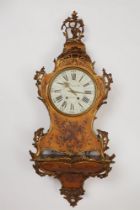 A German Rococo style cartel clock