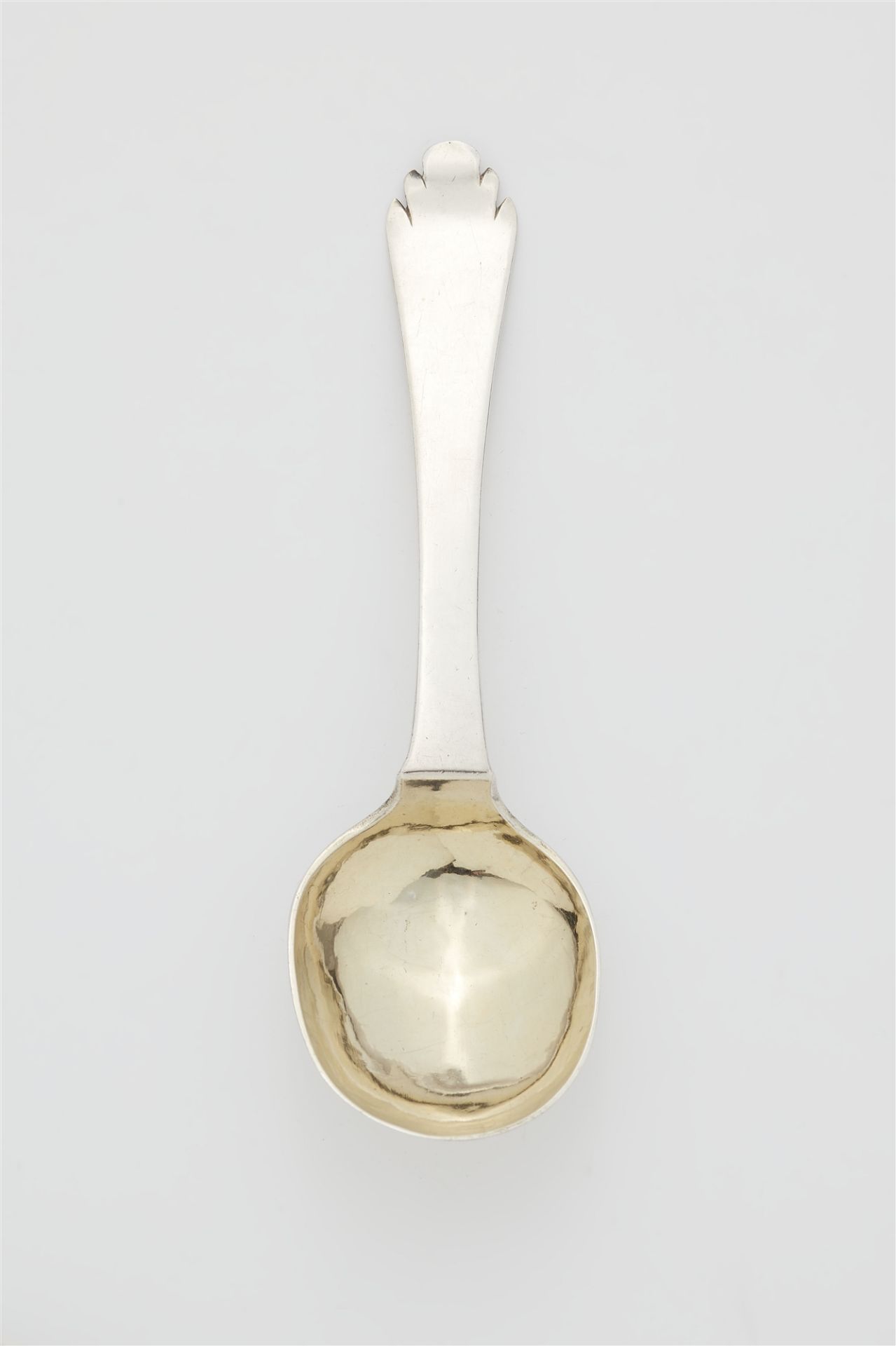 A parcel gilt Copenhagen Baroque silver spoon