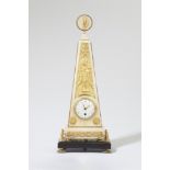 A Parisian Louis XVI obelisk clock