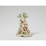A rare Ludwigsburg porcelain group with Venus, Bacchus and Cupid