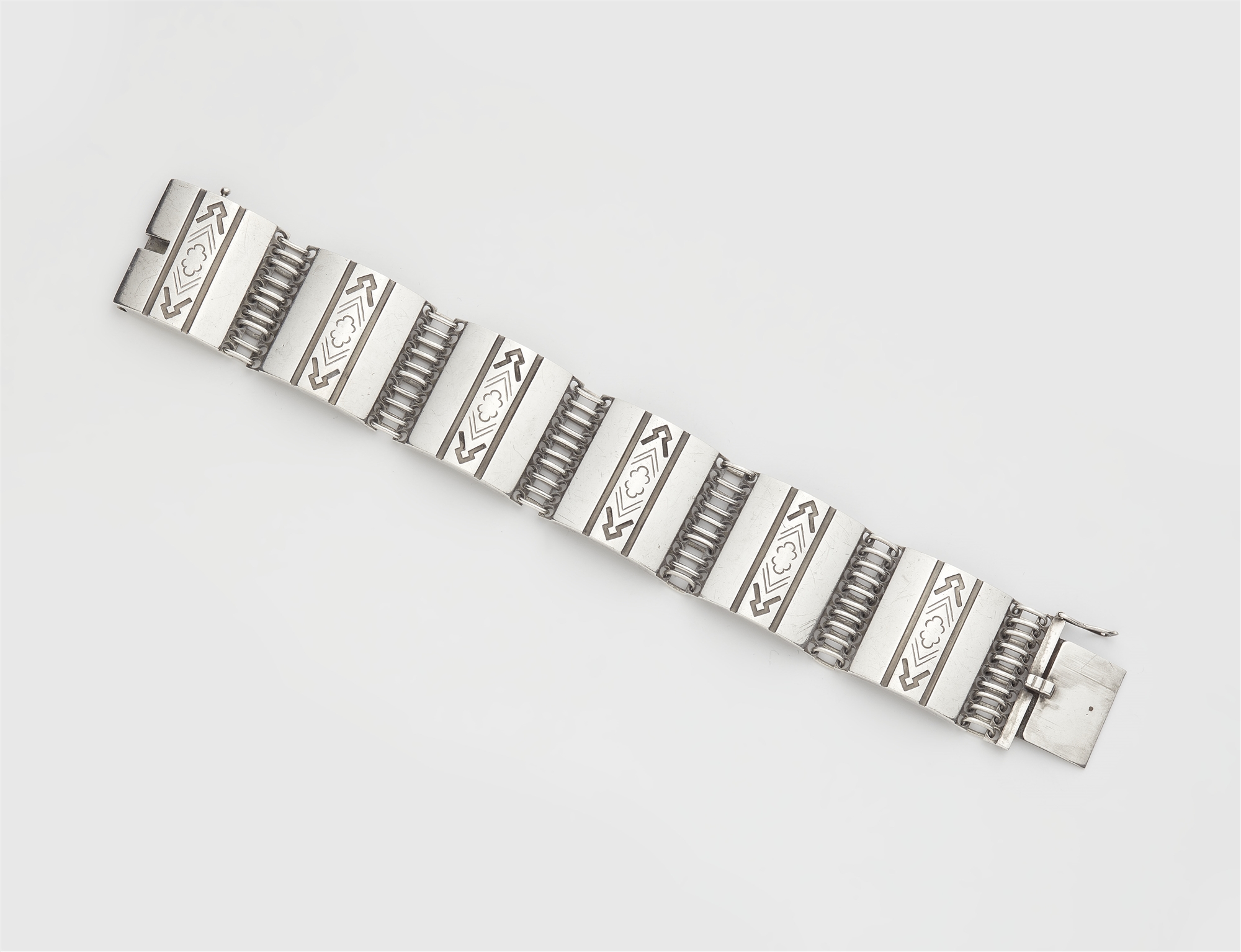 An Art Deco Copenhagen silver bracelet