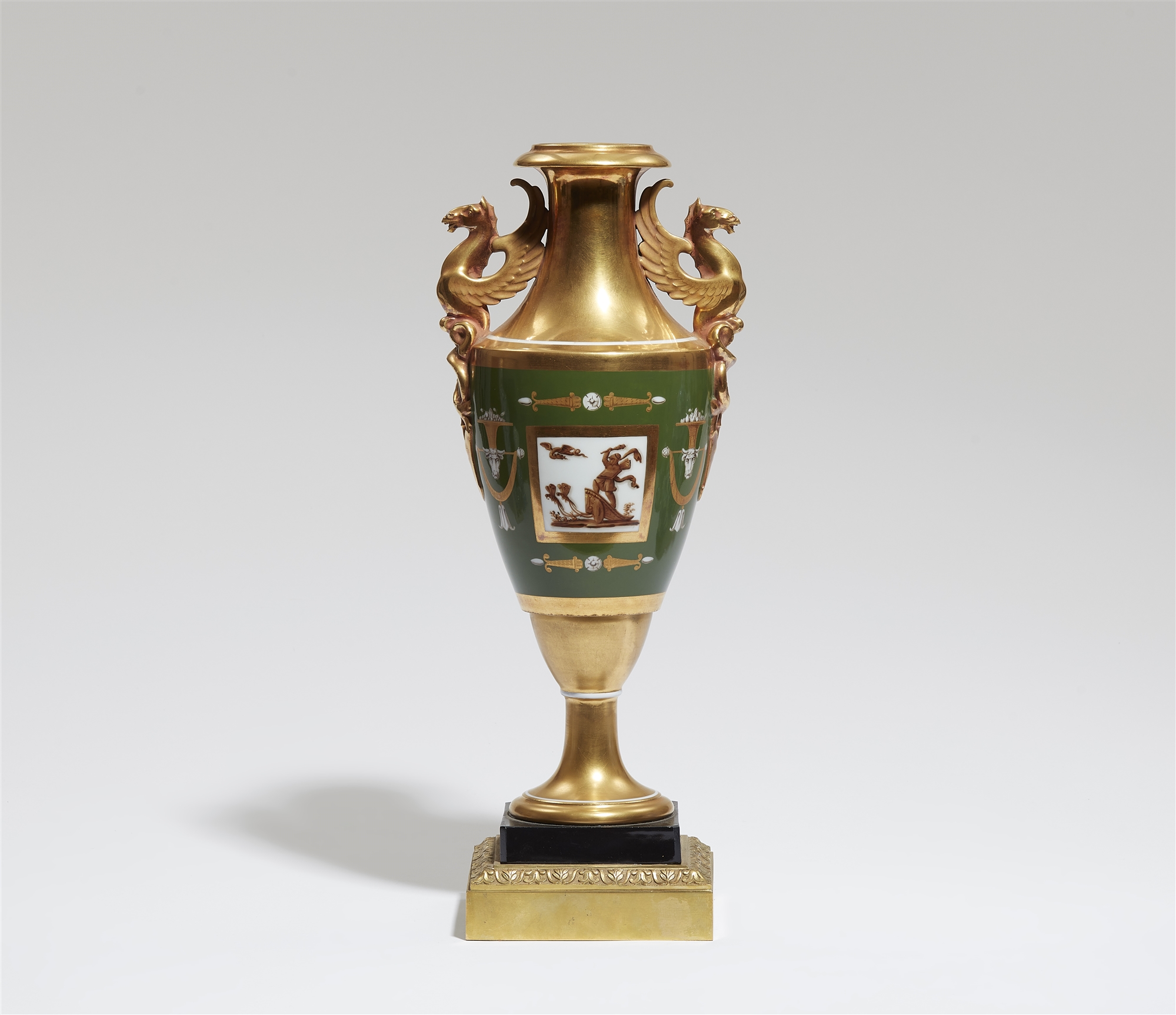 A Neoclassical Ludwigsburg porcelain vase
