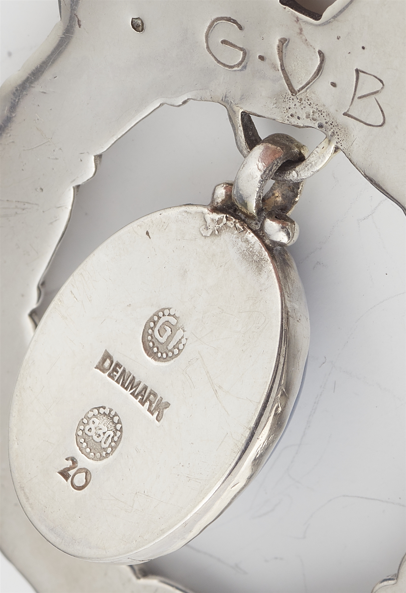 A Jugendstil silver necklace, model no. 20 - Image 2 of 2