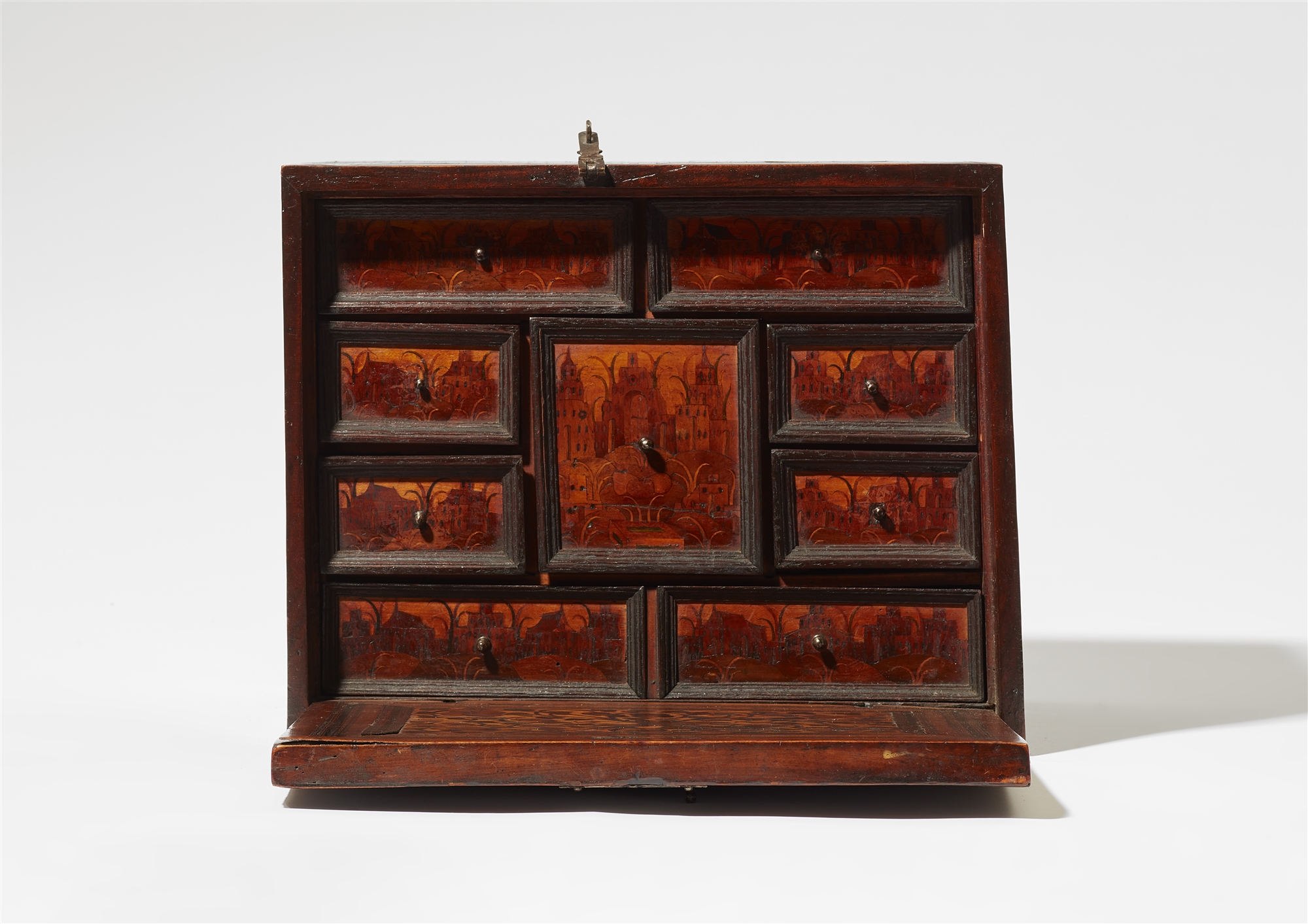 A small Mannerist inlaid cabinet - Image 3 of 3