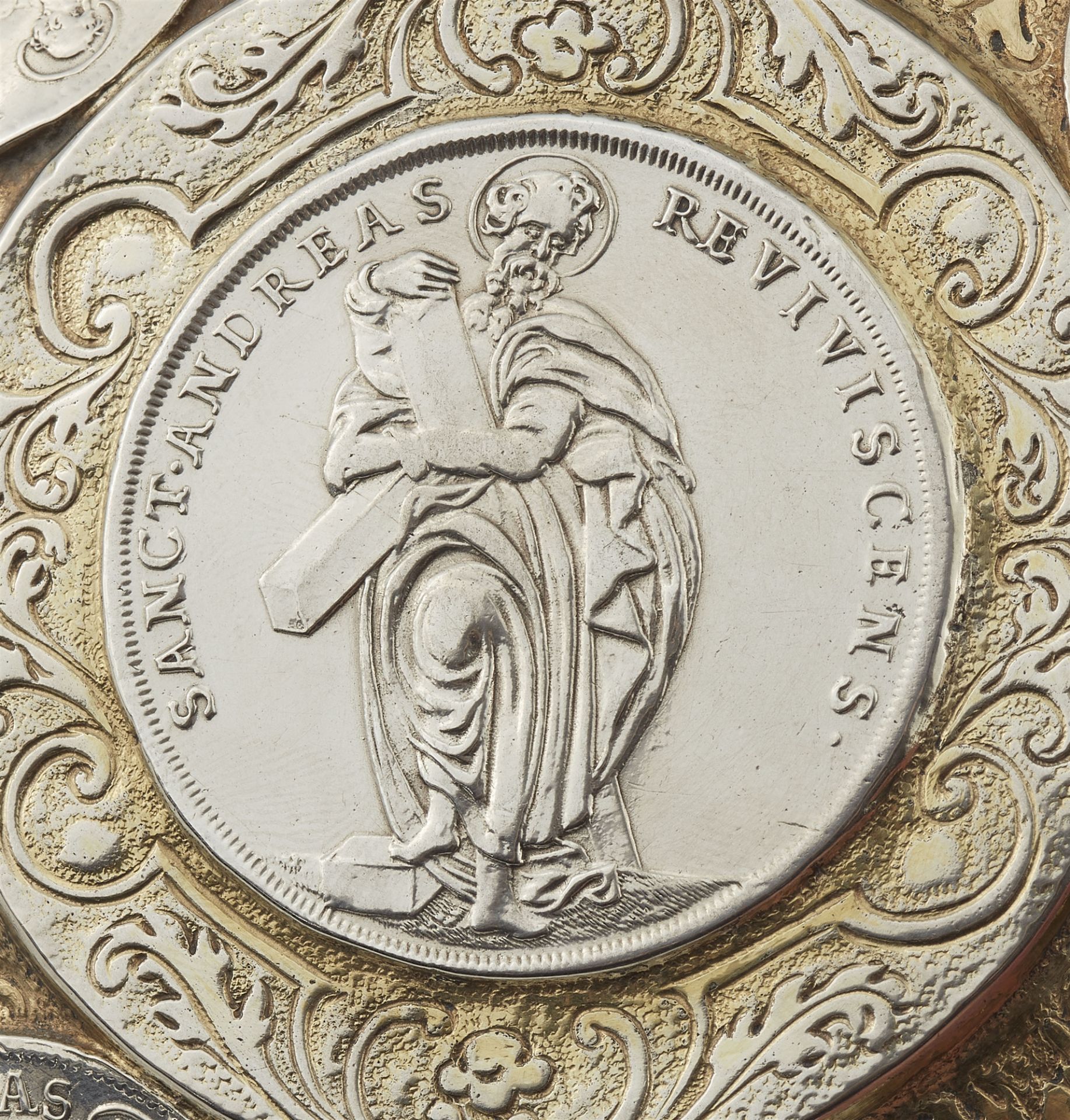 A Stettin silver gilt coin set beaker - Image 4 of 8