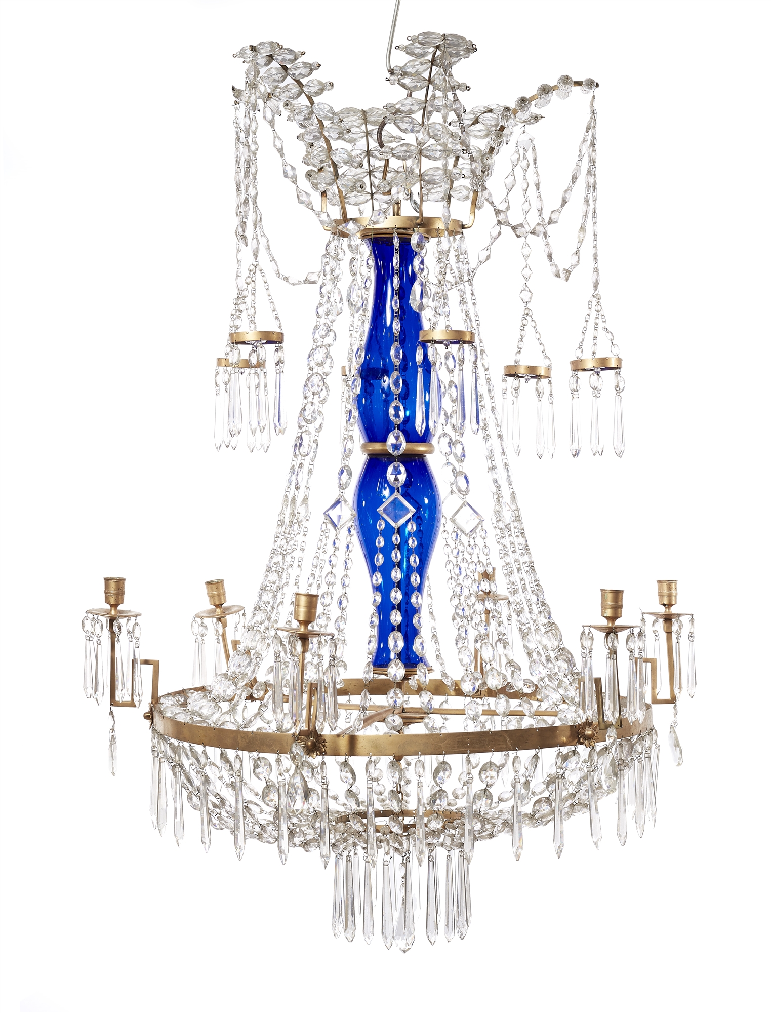 A Neoclassical chandelier