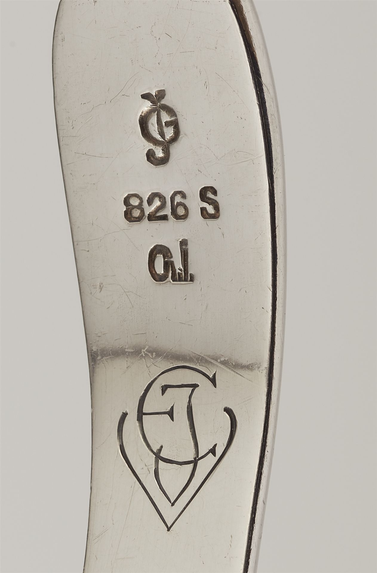 Three Copenhagen silver serving pieces, model no. 83 - Image 3 of 3