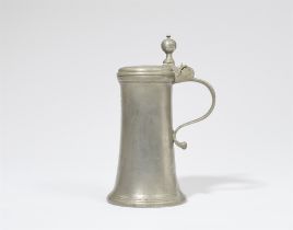 A Bohemian pewter jug