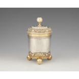 A large Augsburg parcel gilt silver beaker