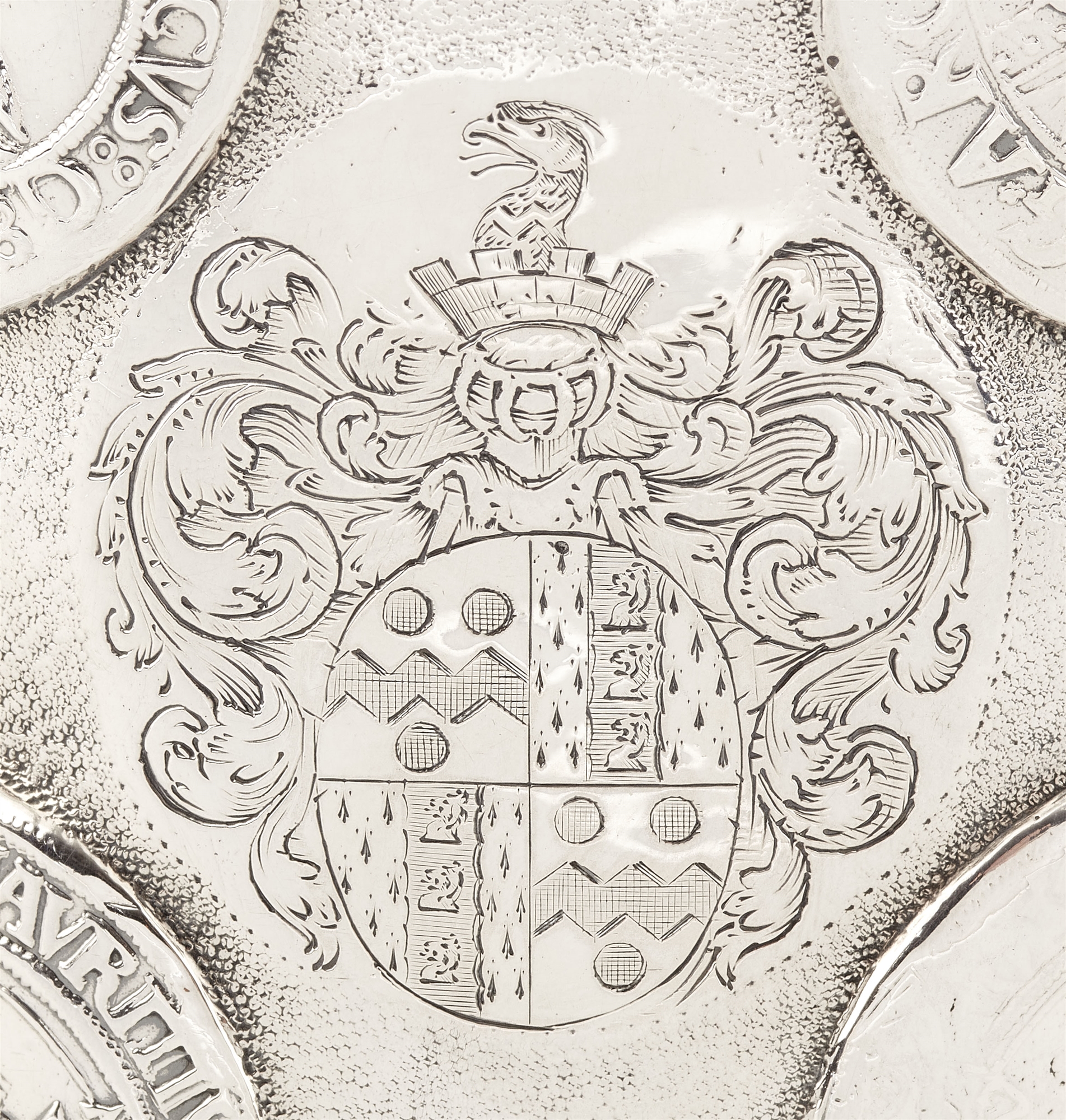 A large Wesel silver coin set beaker - Image 5 of 7