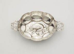 A Düsseldorf silver brandy bowl